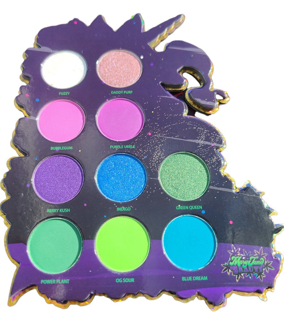 *NEW* Mystic Unicorn MARYJANE Palette Ganja 420 Eyeshadow Indie Cannabis Makeup store